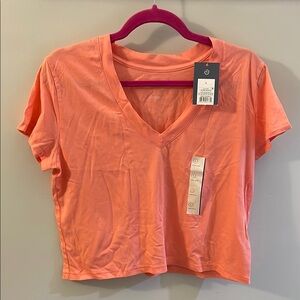 Universal Thread Coral V-Neck Crop Top